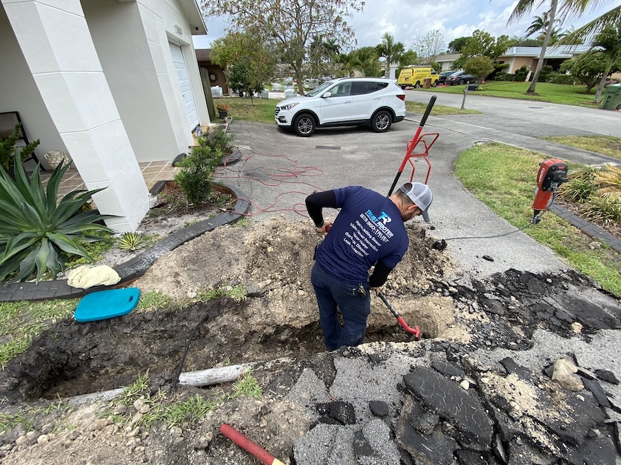 Water Line Replacement in Lighthouse Point, FL